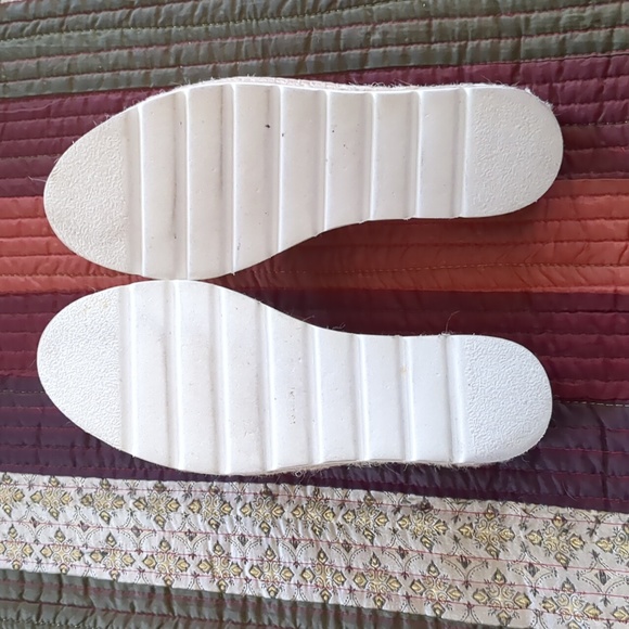 SAMANTHA GAIMO* espadrille slide imported from Spain oversized bow gold - Picture 7 of 13